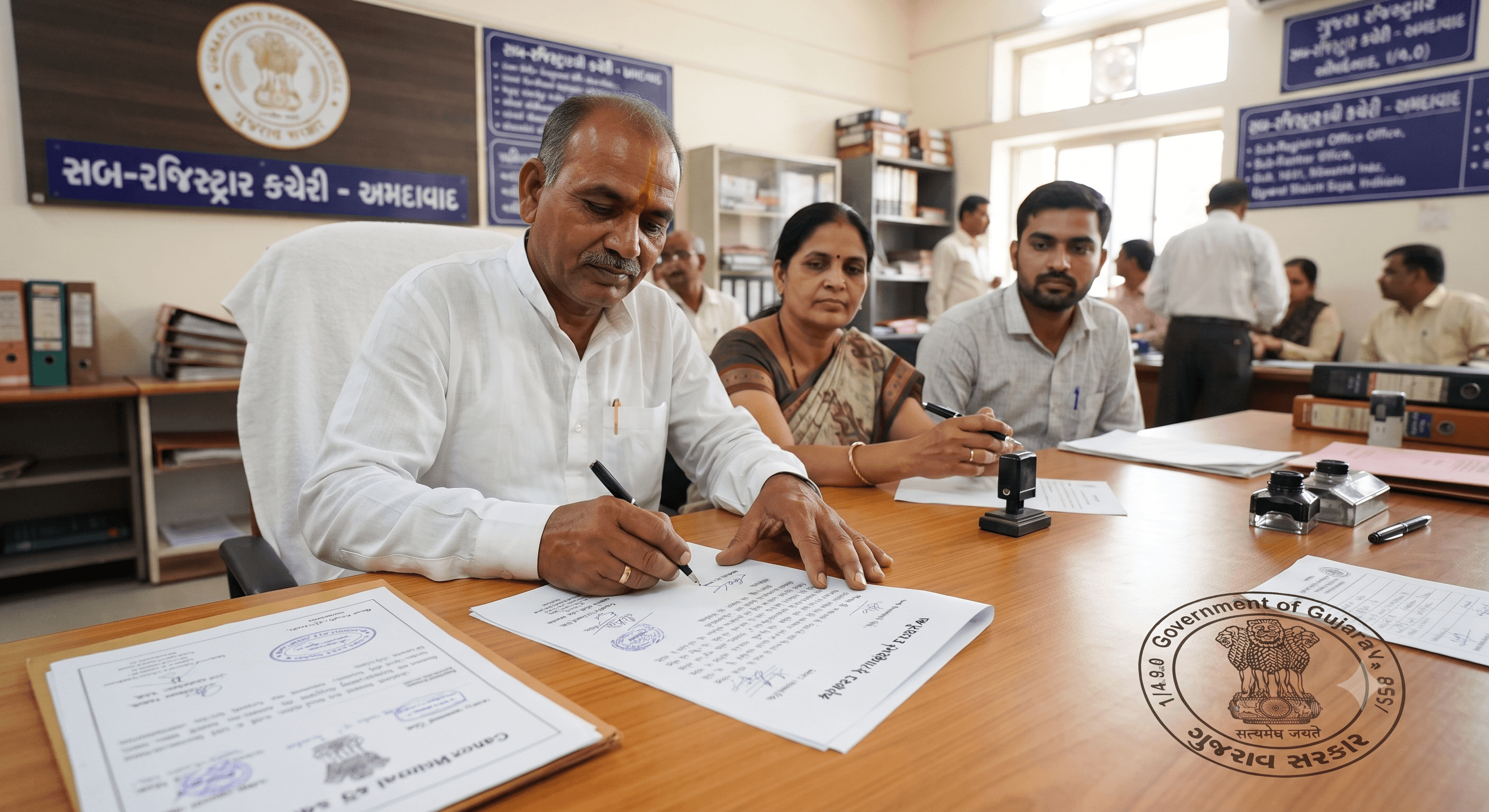gujarat-land-revenue-amendment-bill-stop-fake-objections-middlemen-property-registration-reform