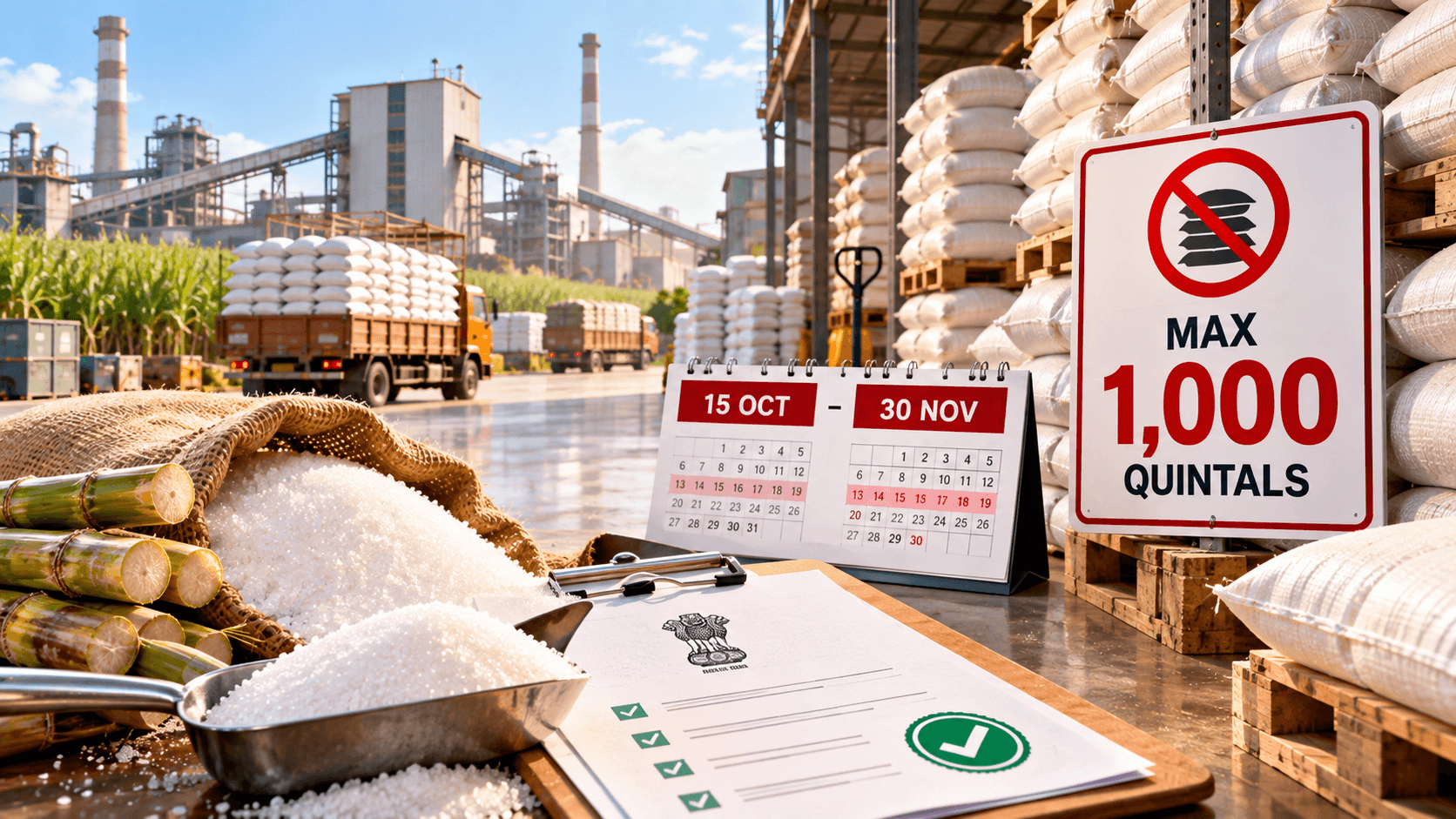 SUGAR STOCK LIMIT